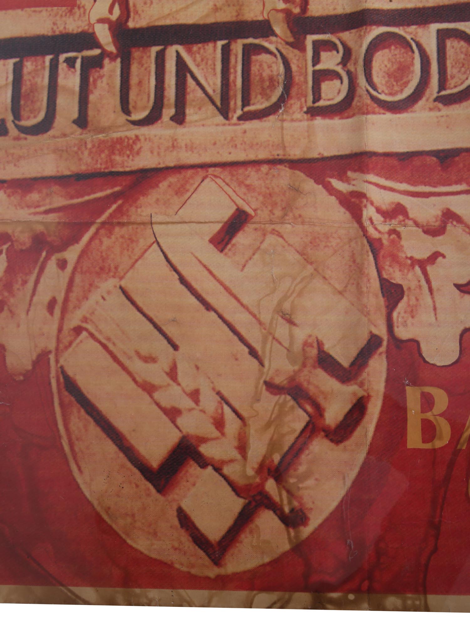 VINTAGE 1937 GERMAN NAZI BLOOD AND SOIL POSTER PIC-3